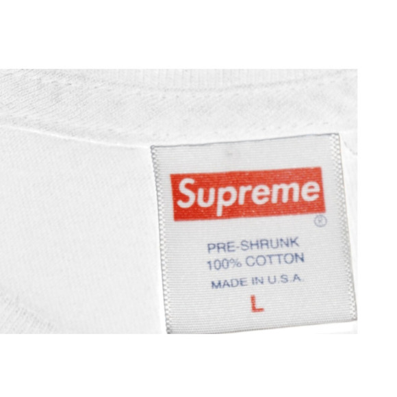 Supreme x Poler Tee Black Distressed Logo T-Shirt Size L - Picture 3 of 6